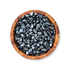 Hematite Crystal Chips | Polished Small Gemstones for Crafts, Orgone, Candles, Spell Jars, Art