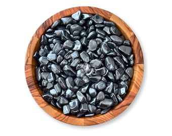 Hematite Crystal Chips | Polished Small Gemstones for Crafts, Orgone, Candles, Spell Jars, Art