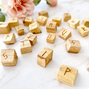Wood Runes | Palo Santo Runes | Wood Rune Set | Witches Runes | 25 ...