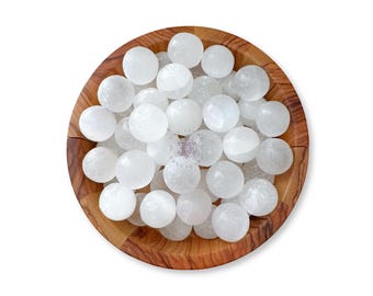 Selenite Tumbled Stones | Polished Satin Spar | Crystals for Crown Chakra | Individual or Bulk Available
