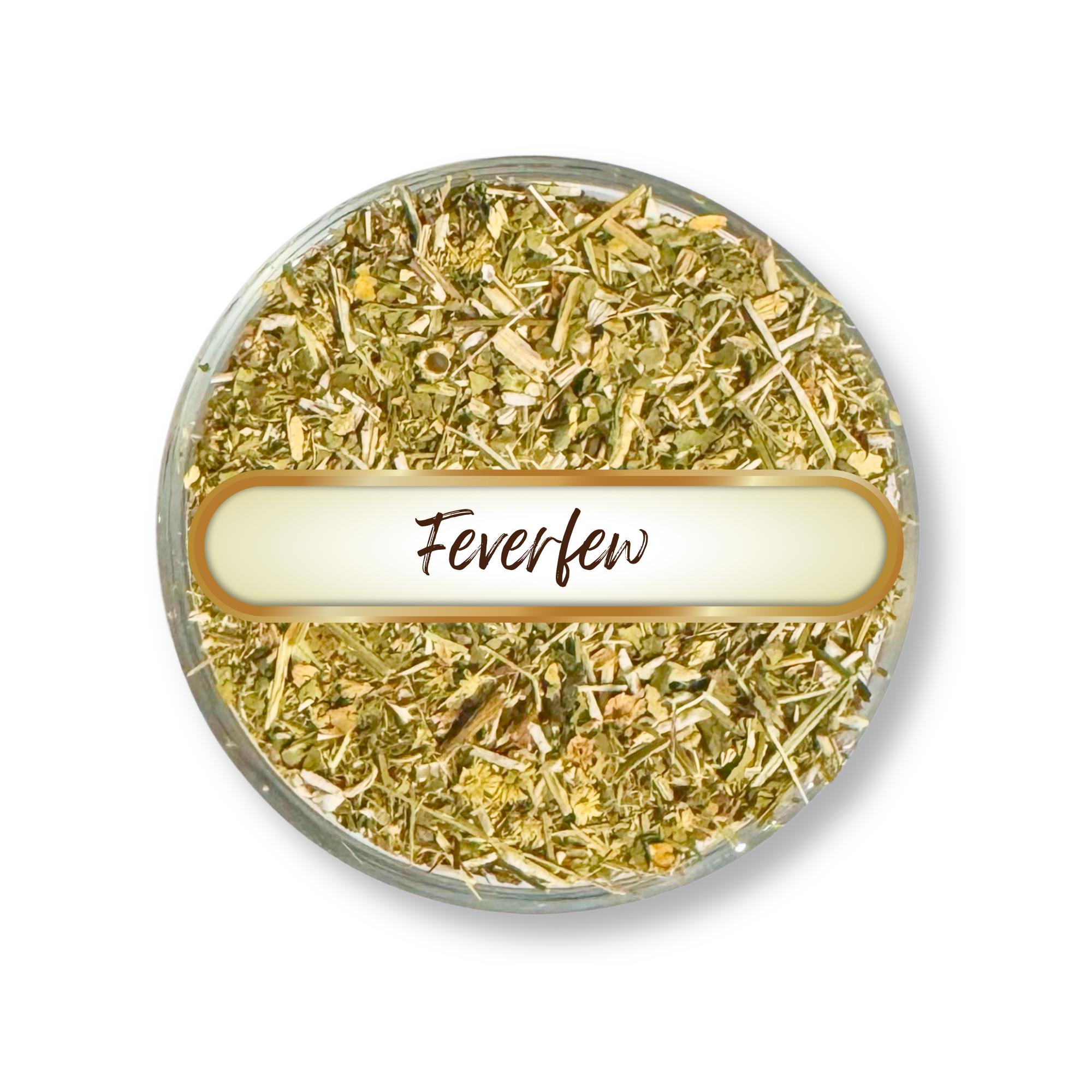 Feverfew Leaf | Dried, Cut & Sifted | Tanacetum parthenium