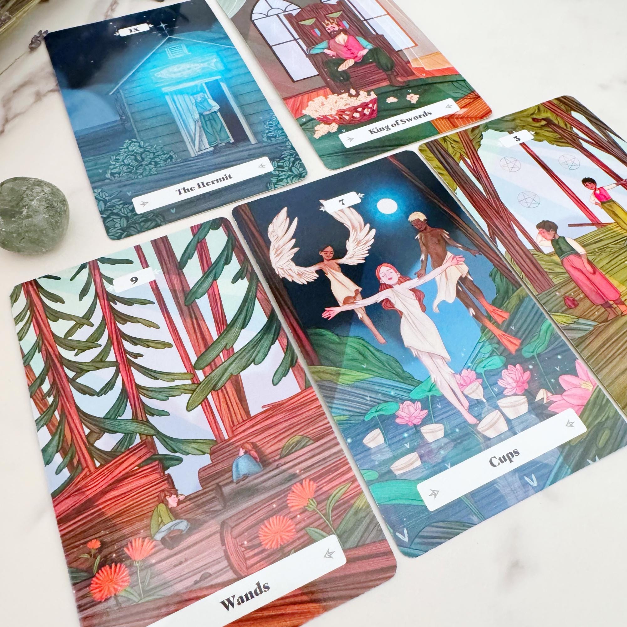 Woodland Fairy Tale Tarot Deck by Cecilia Lattari | 78 Curious Travels ...