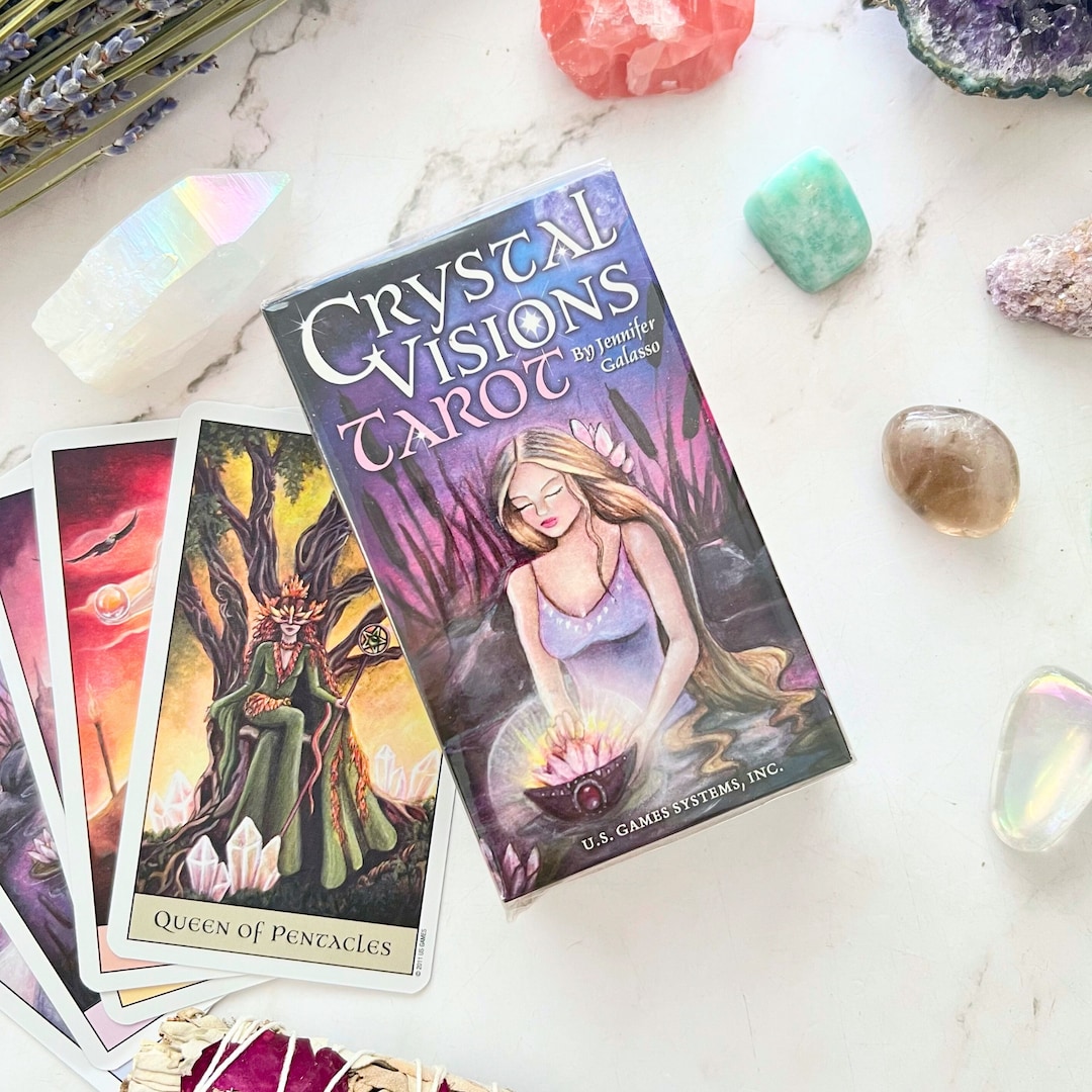 Crystal Visions Tarot Card Deck by Jennifer Galasso | Crystal Visions ...