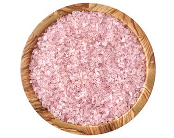 Rose Quartz Crystal Chips | Rose Quartz Mini Stones | Rose Quartz Roller Ball Crystal Gemstone Chips, Crafts, Jewelry, Spell Jars, Candles
