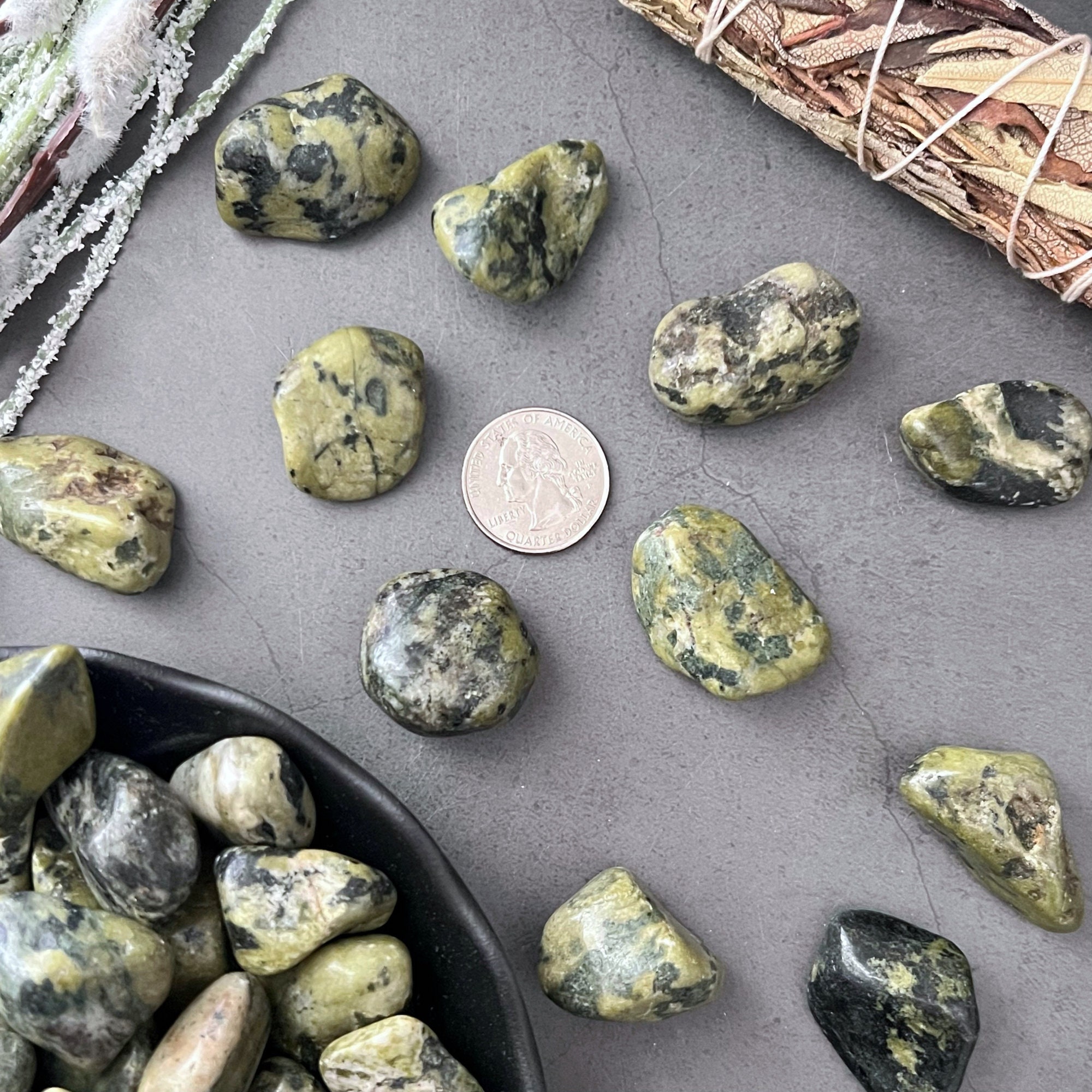 Six Rivers Jade Nephrite Jade Tumbled Stones From Brazil | Polished Nephrite Jade ...