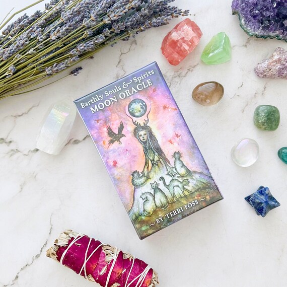 Earthly Souls Spirits Oracle Card 59 Cartes/Set avec Un Livret Plié pour La Fami