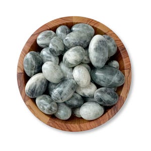 Black Moonstone Tumbled Stones | Polished Crystals Gemstones for Crown & Root Chakras