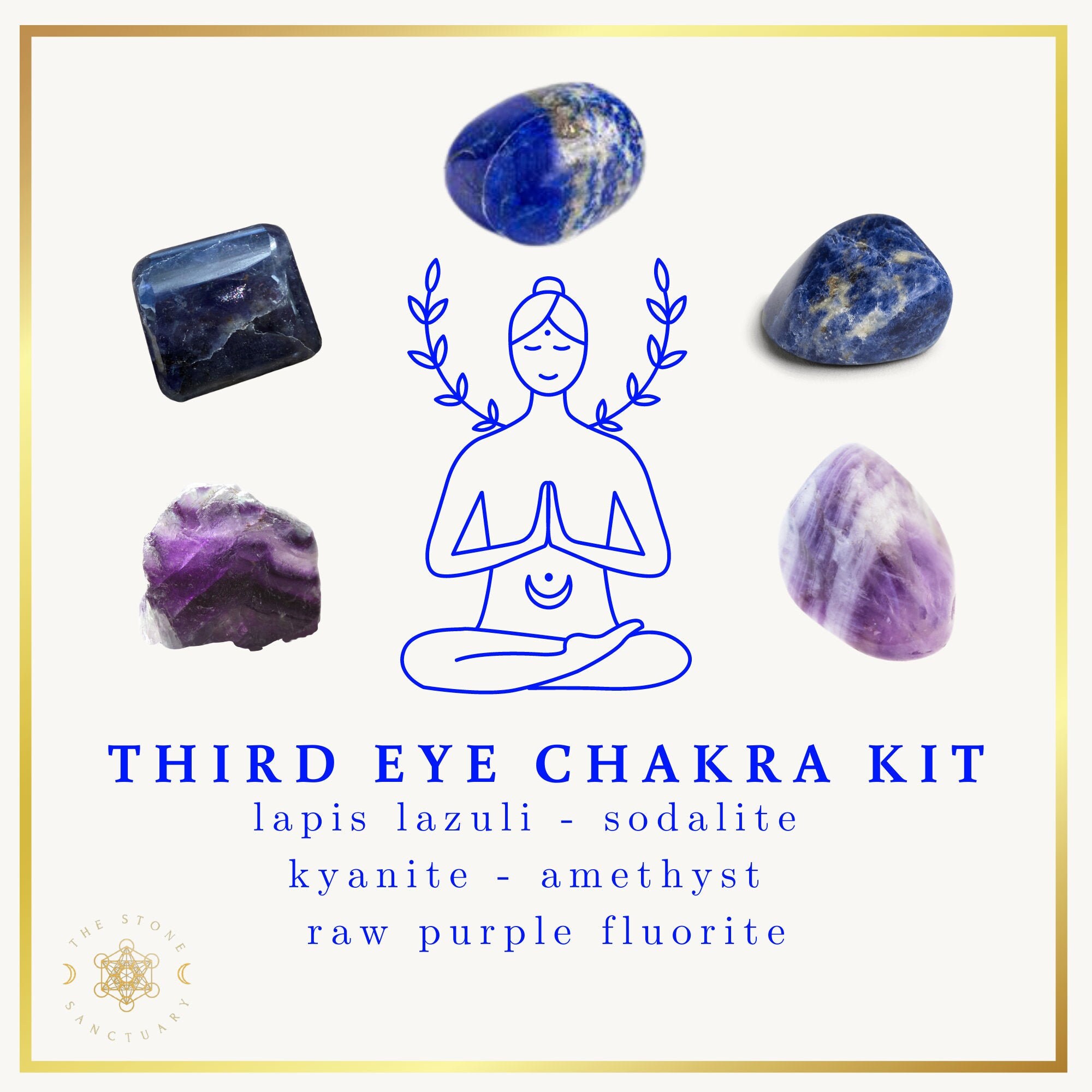 Third Eye Chakra Crystals Crystals for Third Eye Chakra Etsy