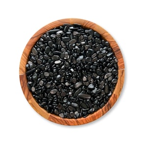 Hypersthene Crystal Chips | Mini Natural Hypersthene Roller Ball Crystal Gemstone Chips for Orgone, Candles, Crafts, Jewelry, Spells, Art