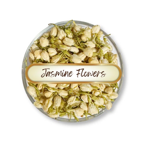 Jasmine Flowers | Dried, Whole | Jasminum Odoratissimum