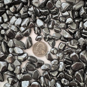 Hematite Crystal Chips | Polished Small Gemstones for Crafts, Orgone ...