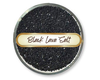 Hawaiian Lava Black Salt | Solar Evaporated | Hiwa Kai Sea Salt, Coarse Grind