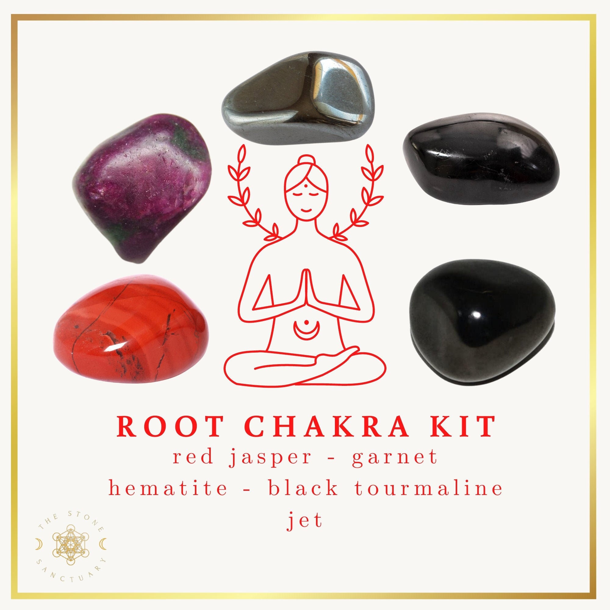 Root Chakra Crystals Crystals for Root Chakra Opening 5 Etsy