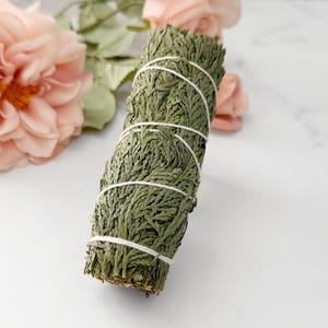 4&quot; Cedar Smudge Stick Incense Wand for Smoke Cleansing, Home Purification, Removal of Unwanted Spirits