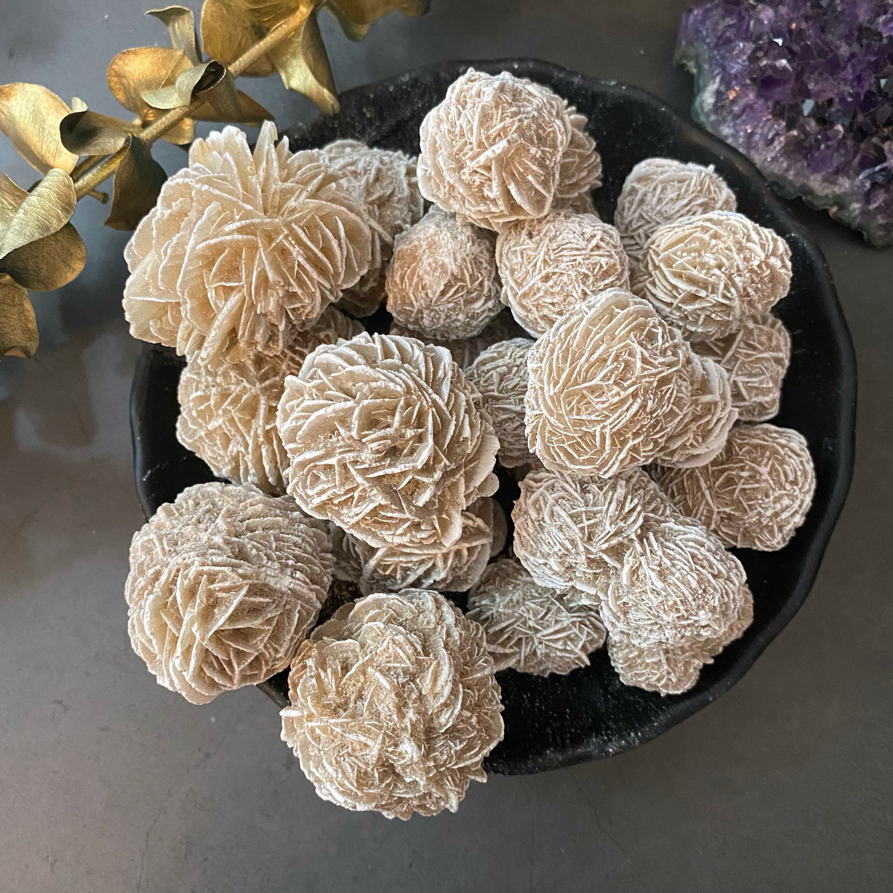 Selenite Desert Rose Stone Sand Rose Tumbled Stones Gypsum Etsy