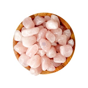 Rose Quartz Tumbled Stones | Polished Rose Quartz Crystal Grade EX | Rose Quarts Stone | Shop Metaphysical Crystals, Heart Chakra