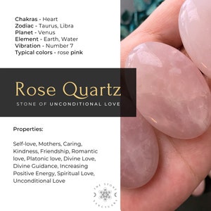 Rose Quartz Palm Stone Rose Quartz Palmstone Rose Quartz - Etsy