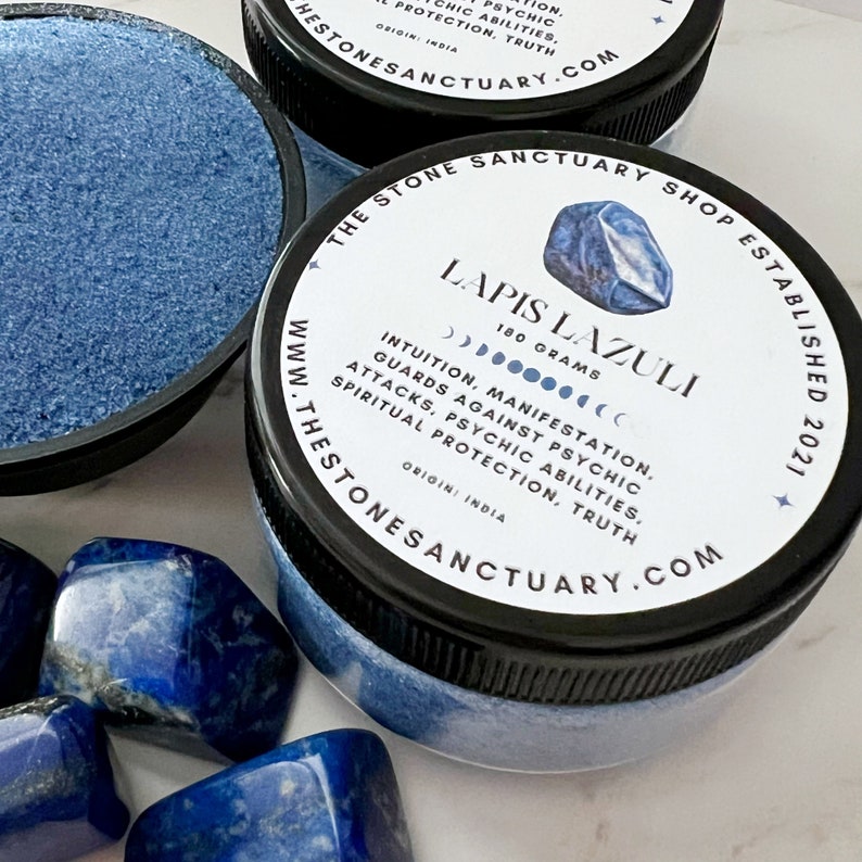 Lapis Lazuli Sand | Lapis Lazuli Gemstone Sand | 180 G Lapis Lazuli ...