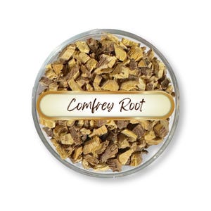 Comfrey Root | Dried Comfrey Root Cut & Sifted | Symphytum Officinale, Herbs for Spells, Rituals, Witchcraft, Magic, Crafts, Oils