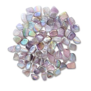 Angel Aura Amethyst Crystal Opal Aura Amethyst Tumble Polished Aura Amethyst Tumbled Stones Shop Metaphysical Crystals, High Vibration image 7