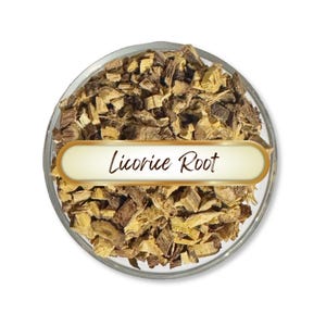 Licorice Root | Dried Licorice Root Herb Cut & Sifted | Glycyrrhiza glabra, Herbs for Spells, Rituals, Witchcraft, Magic, Crafts, Oils