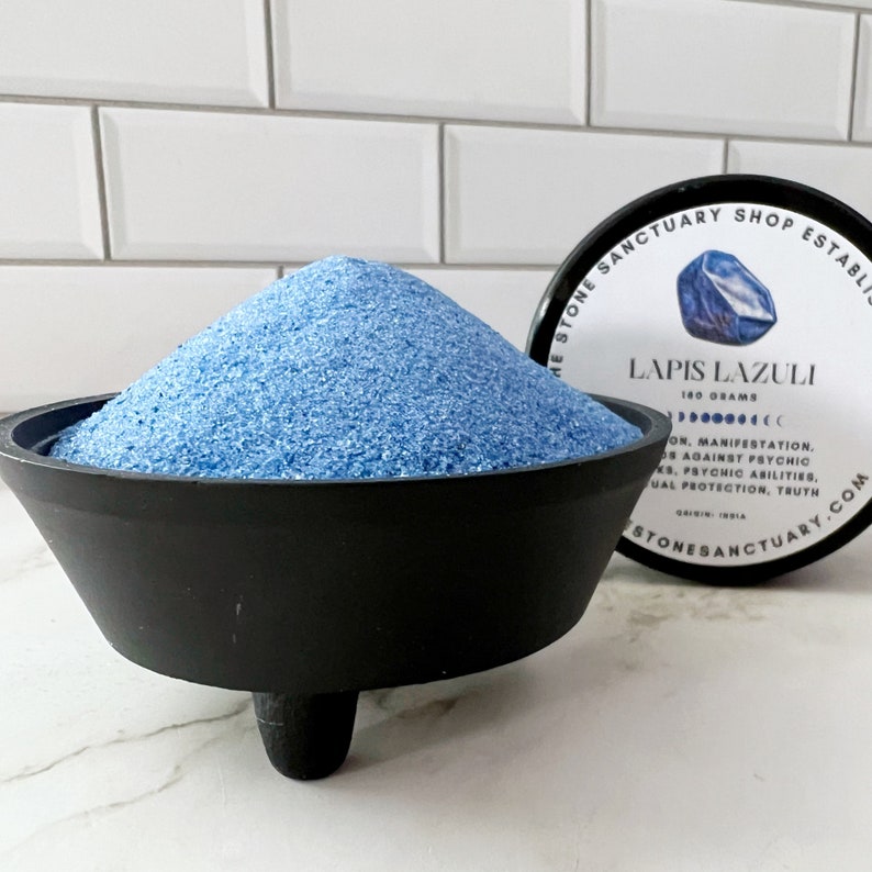 Lapis Lazuli Sand | Lapis Lazuli Gemstone Sand | 180 G Lapis Lazuli ...