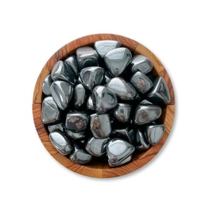 Hematite Tumbled Stone | Polished Hematite Crystals, Select Your Size | Shop Metaphysical Gemstones and Crystals for Root Chakra