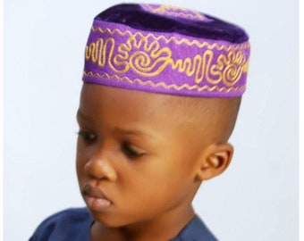 African Hat, Hausa Hat, Kufi Boy's Hat, Topi, Bucharian, Tupi, Kippah, Jewish Hats.