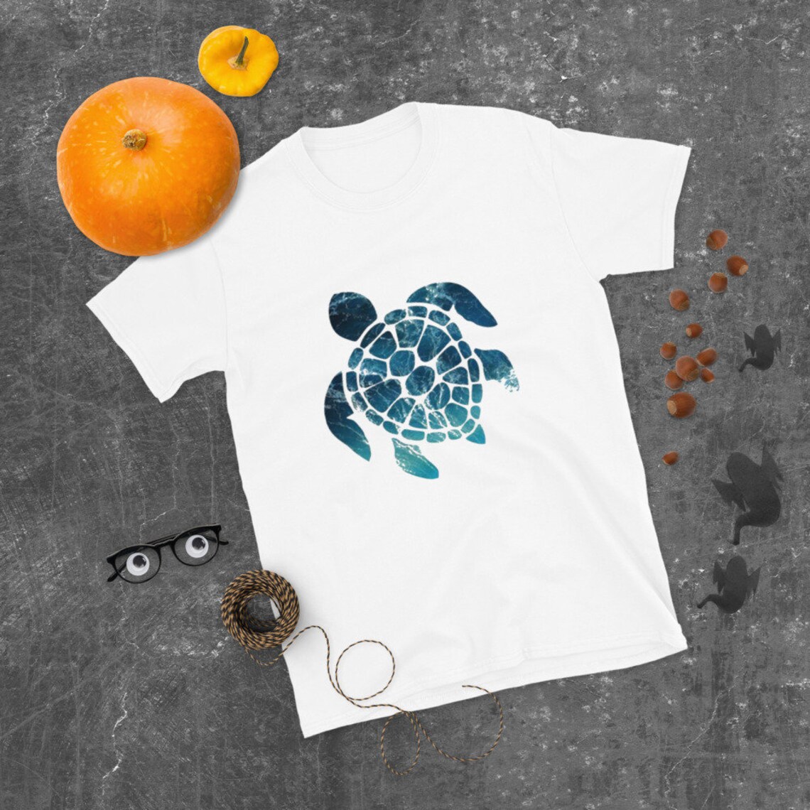 Short-Sleeve Unisex T-Shirt with print turtle | Etsy