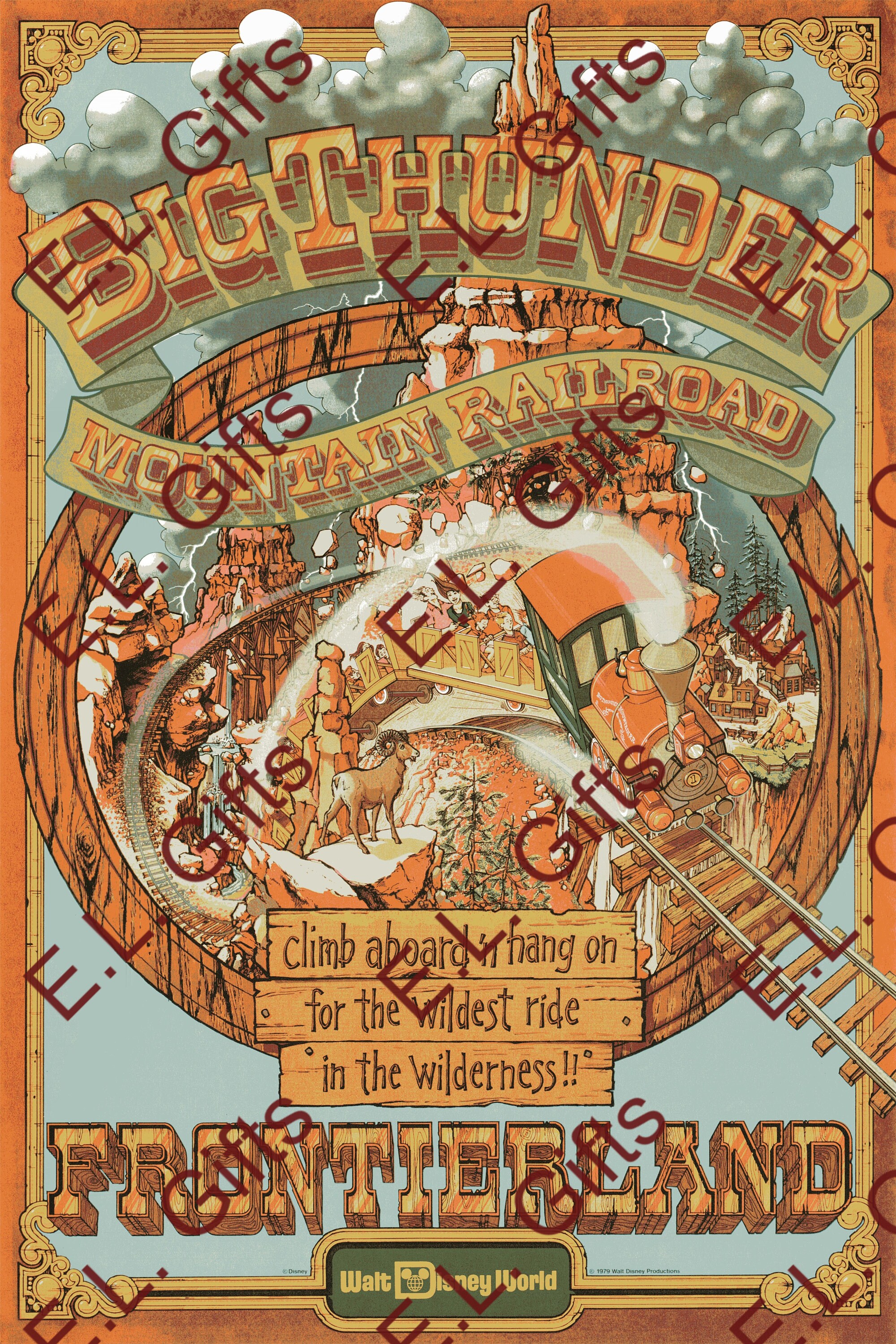 ディズニーワールド ビッグサンダーマウンテン鉄道 デジタル