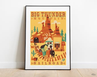 ディズニーランド ビッグサンダーマウンテン鉄道 デジタル