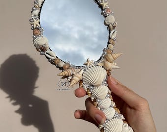 Mermaid-core Seashell Mirror - Etsy