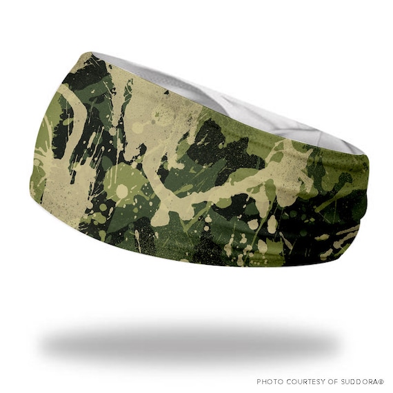 Women\'s Camo- 6 Thin Elastic Headbands Sports Workout Running Sweatbands Camo Print Sports Headbands, Yoga Sport Sweat Headband  main image 3