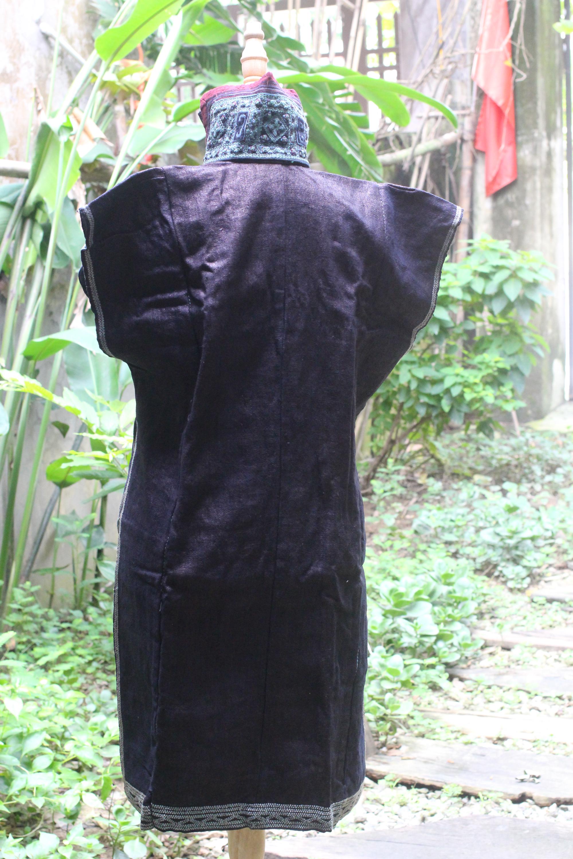 Traditional Vintage Jacket Hmong Hill Tribe Embroidered Hmong Costume ...
