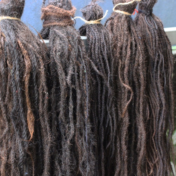 Hair Dreadlock Extensions of Hmong people, Hill tribe real Hair Dreads, tribal locs