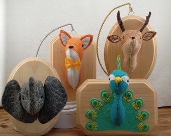 Felt taxidermy