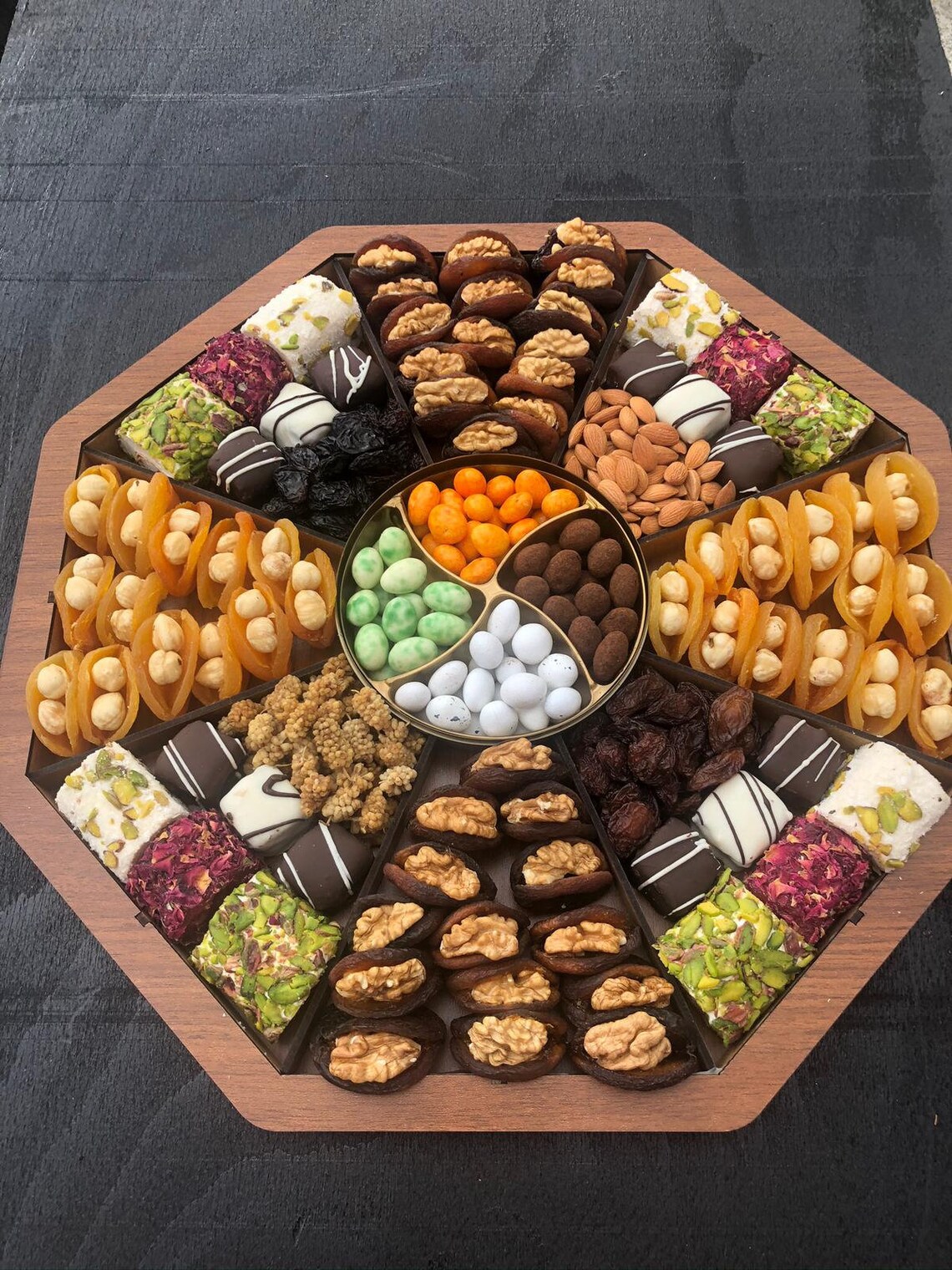 Natural Dried Fruit and Nuts Gift Basket Delicious Dried Etsy