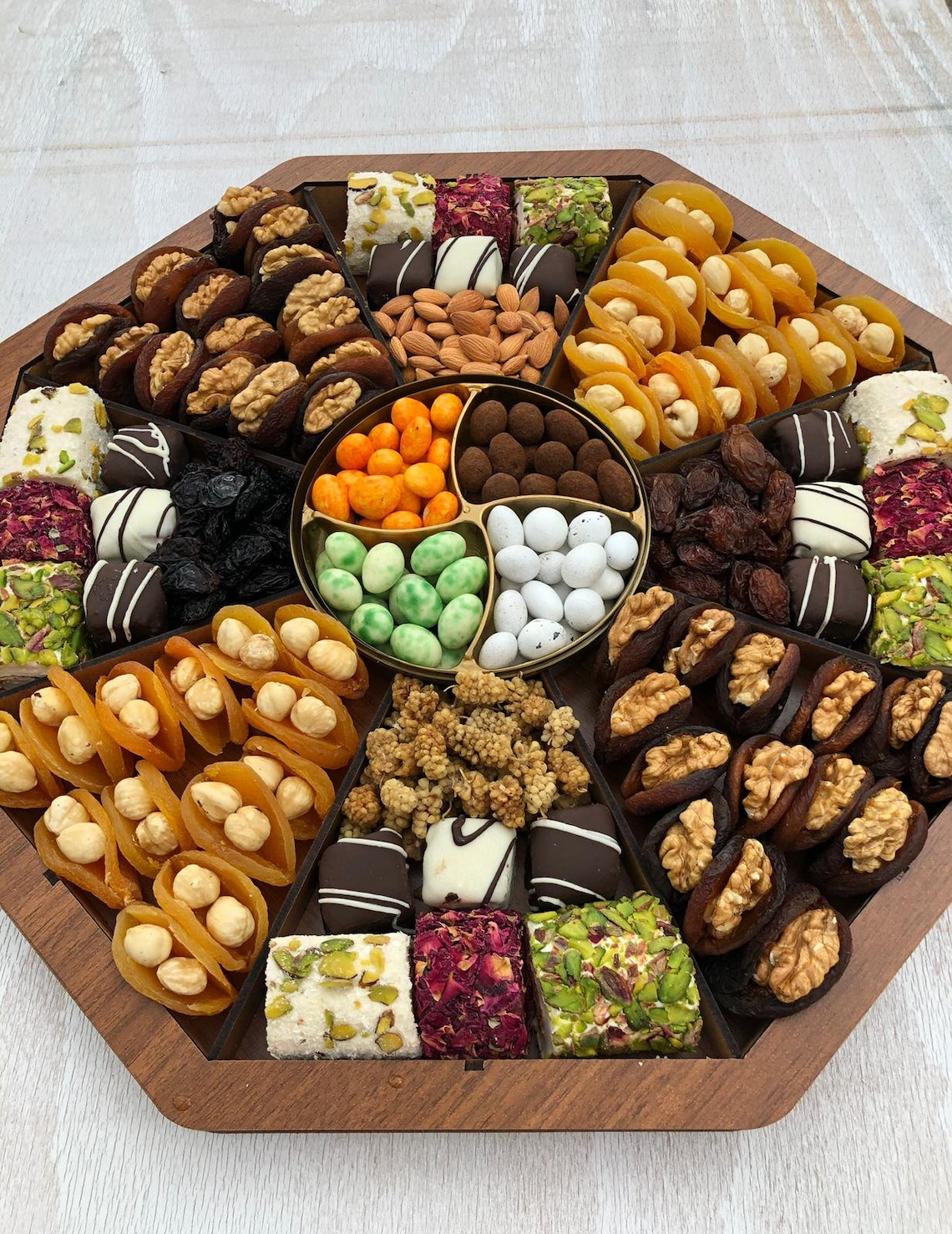 Natural Dried Fruit and Nuts Gift Basket Delicious Dried Etsy