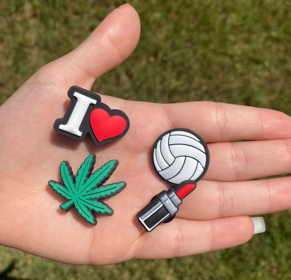 Pack of 4 croc charms Cute croc charms ultimate girl croc Etsy