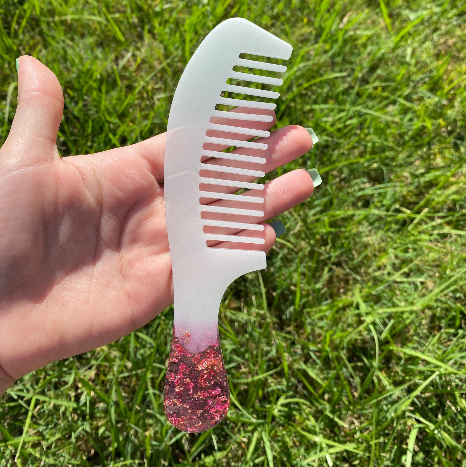 Resin Hair Combs Resin hair brush Etsy