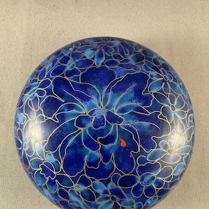 Antique Chinese Brass Enamel Box - Etsy