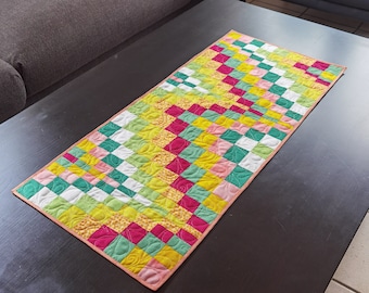 Individuelle Tischläufer, Tischbänder, Tischmitten aus Patchwork in allen Farben