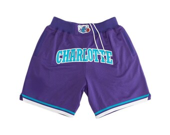 vintage charlotte hornets shorts
