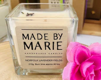 NORFOLK LAVENDER FIELDS - 29CL - Individually hand poured soy candle