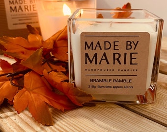 BRAMBLE RAMBLE - Soy Wax Candle - Hand poured in Norfolk - 210g