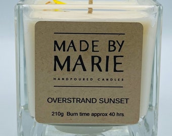 OVERSTRAND SUNSET - Individually Hand Poured Soy Candle - 210g