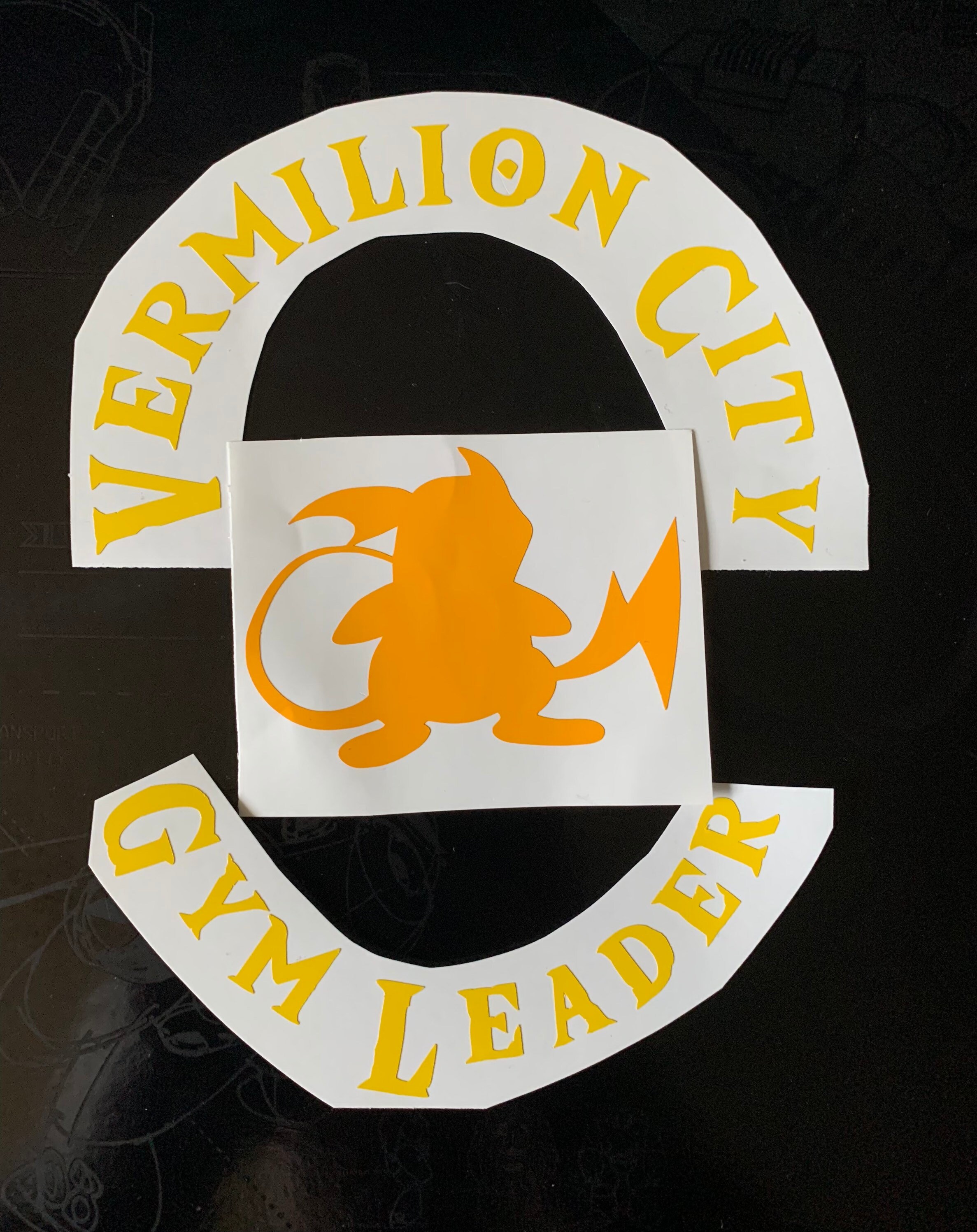 Vermilion City Gym Leader Decal Pokémon Surge Electric Etsy UK