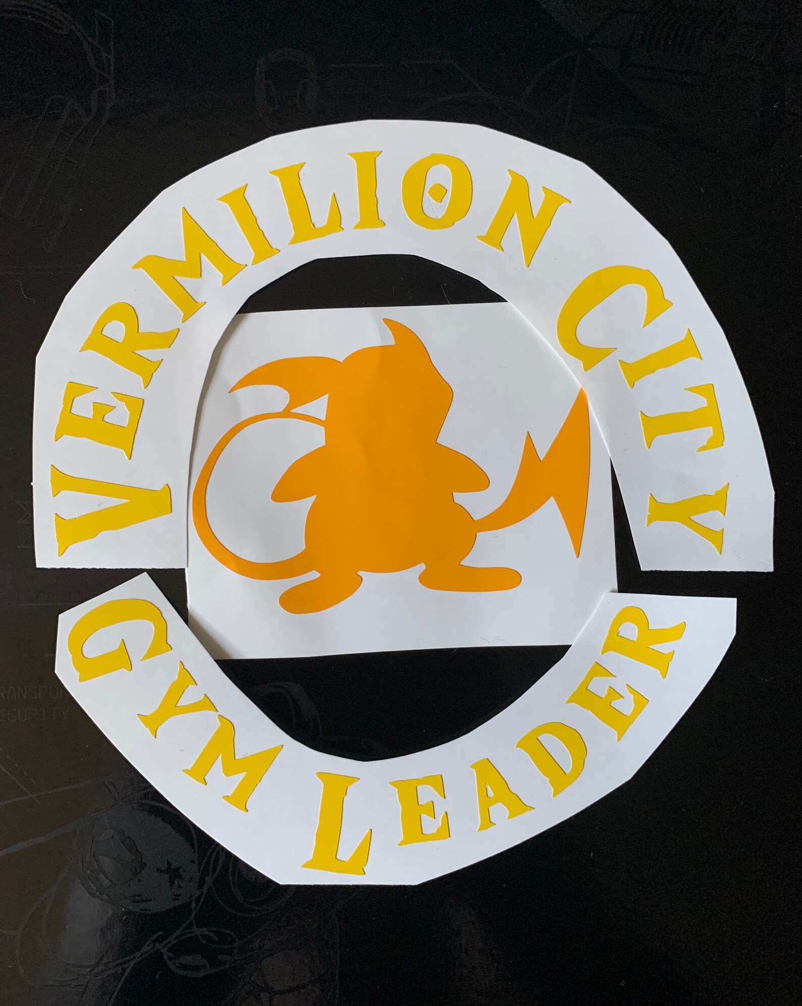 Vermilion City Gym Leader Decal Pokémon Surge Electric Etsy UK