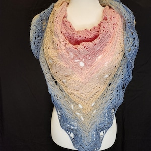 Ladies Lacy Tea Shawl