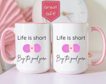 Yarn Lover Mug: Funny Gift for Knitters & Crocheters